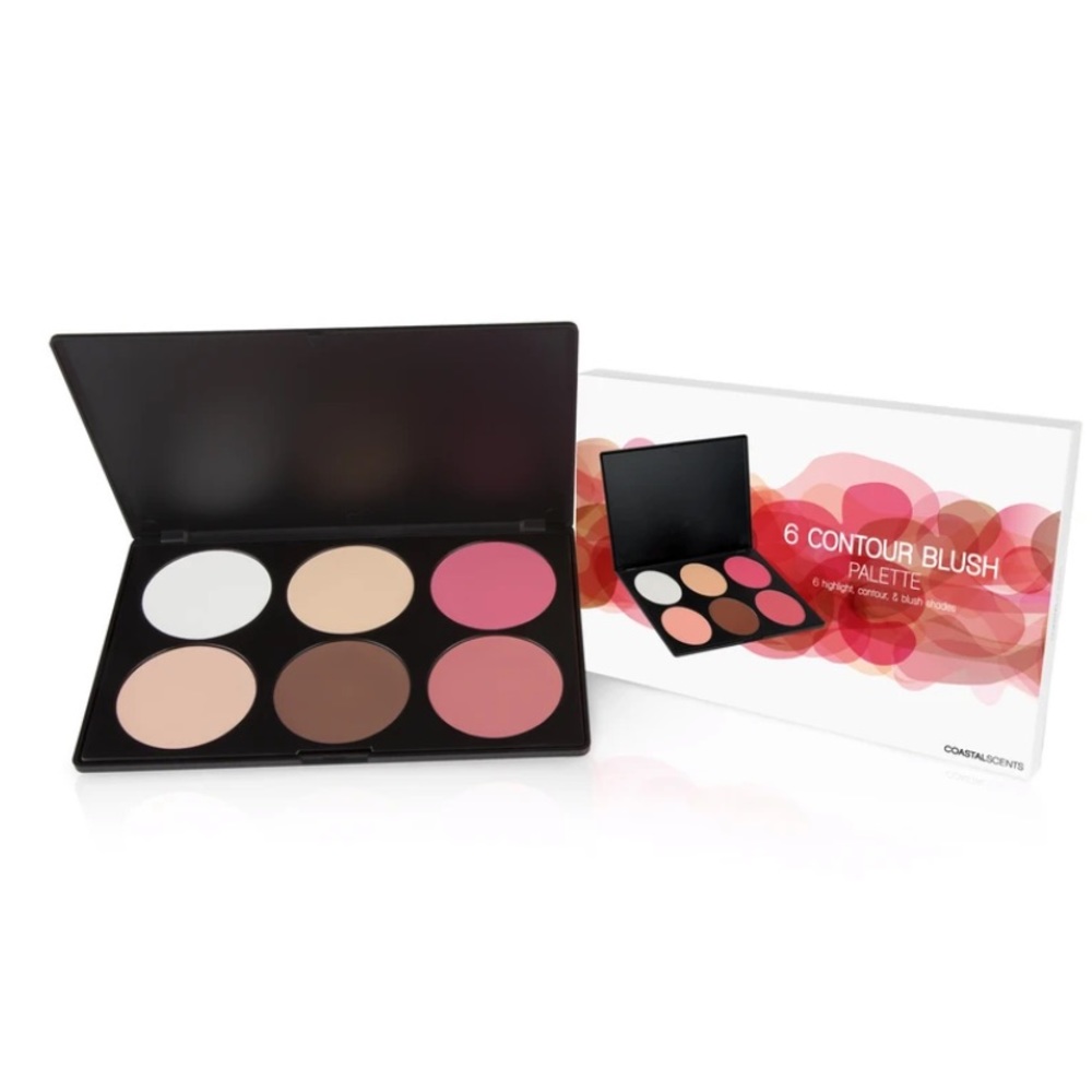 Coastal Scents 6 Contour Blush Palette